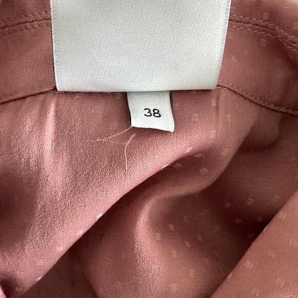 Karen Simonson Peachy Silky Button Front Blouse - Picture 7 of 7